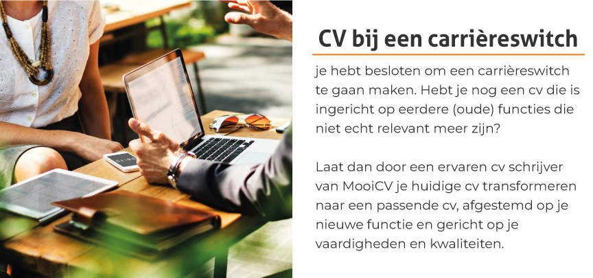 Carrièreswitch CV maken
