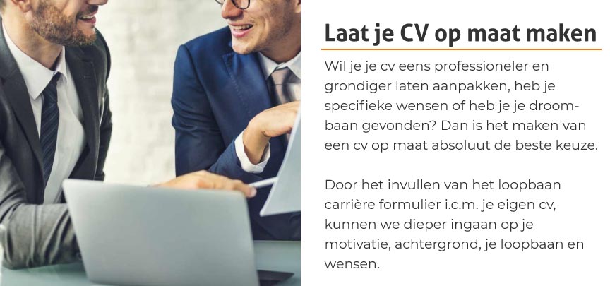 CV op maat laten maken