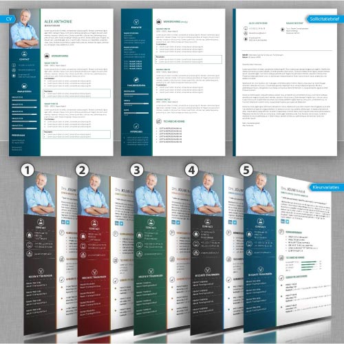 Kleuren cv opmaak 18
