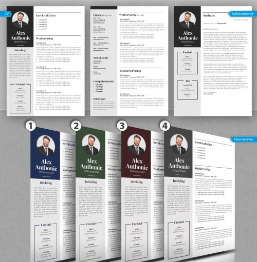 Kleuren cv opmaak 44